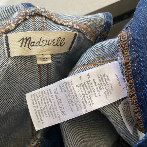 MADEWELL Stovepipe Overalls Cosman Jeans Skinny - Picture 11 of 12